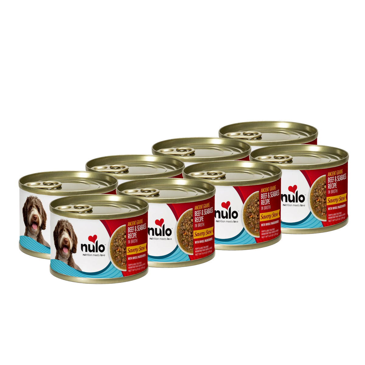 Nulo ragoût grains anciens boîte viande poisson bouillon appétissant et hydratant