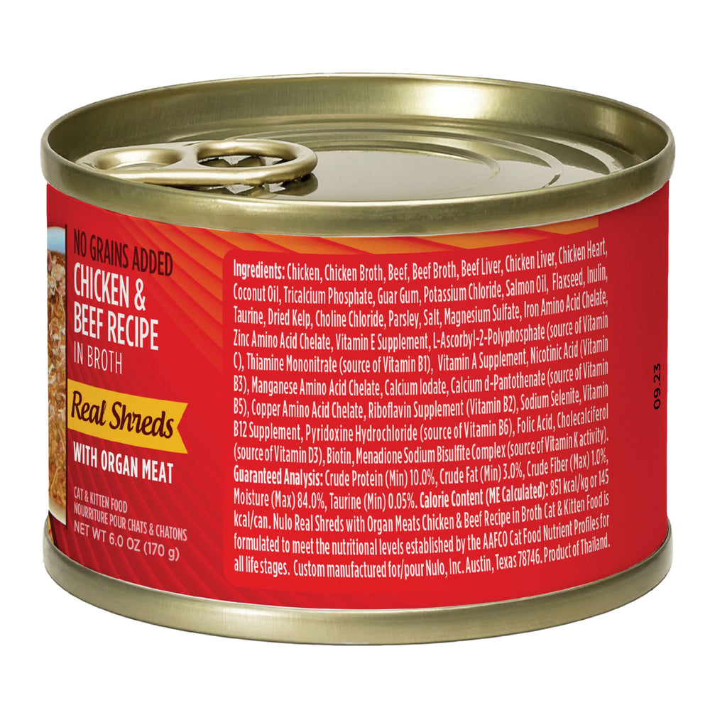 Nulo Real Shreds sans céréales et sans additifs, choix plus pur pour chats