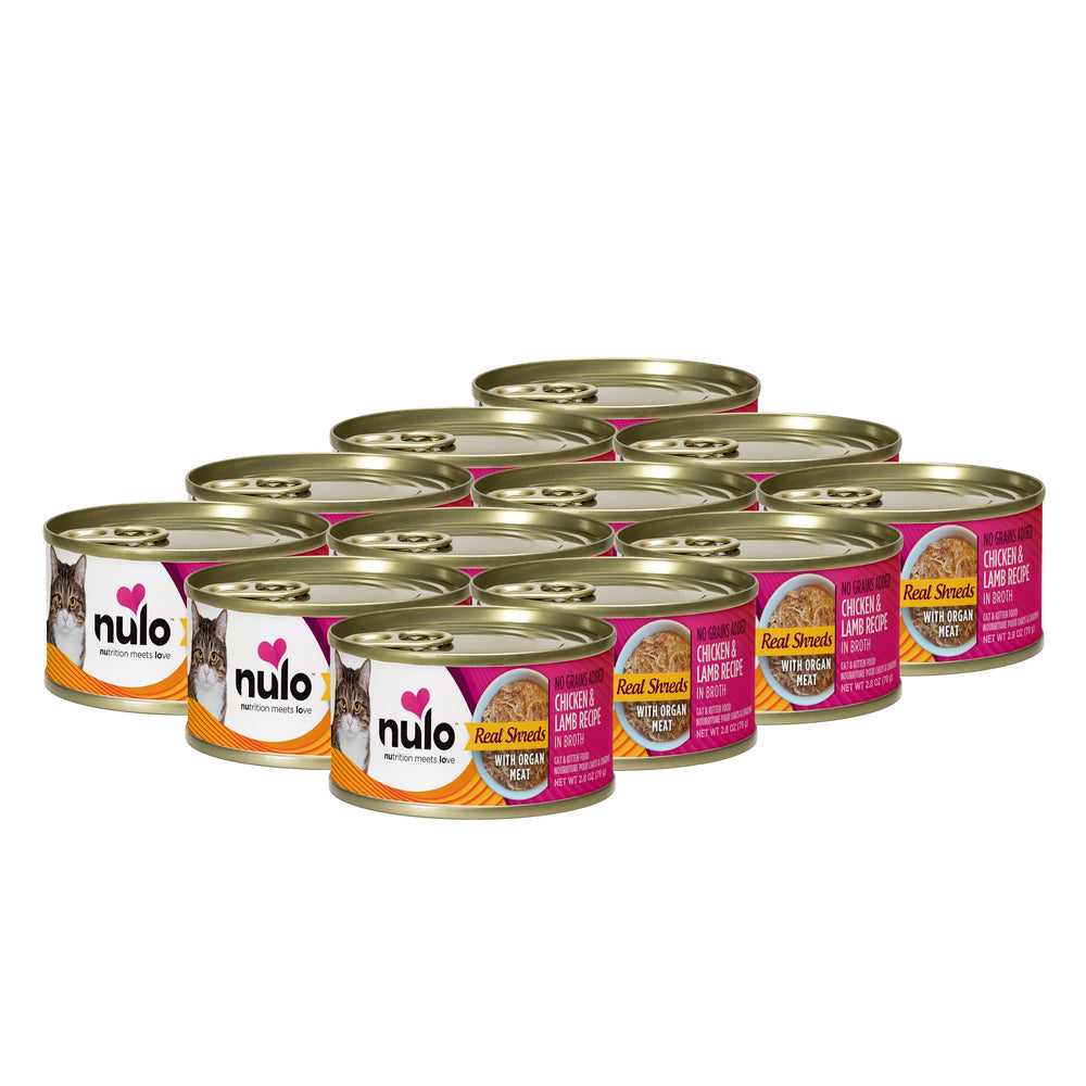Nulo Real Shreds emballage boites, repas pratique pour chats.