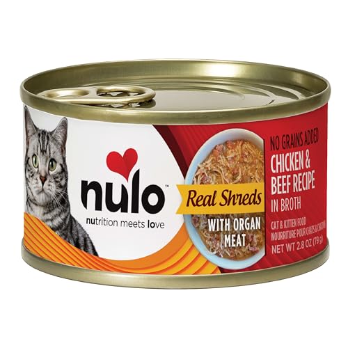 Texture émiettée de Nulo Real Shreds pour chats exigeants