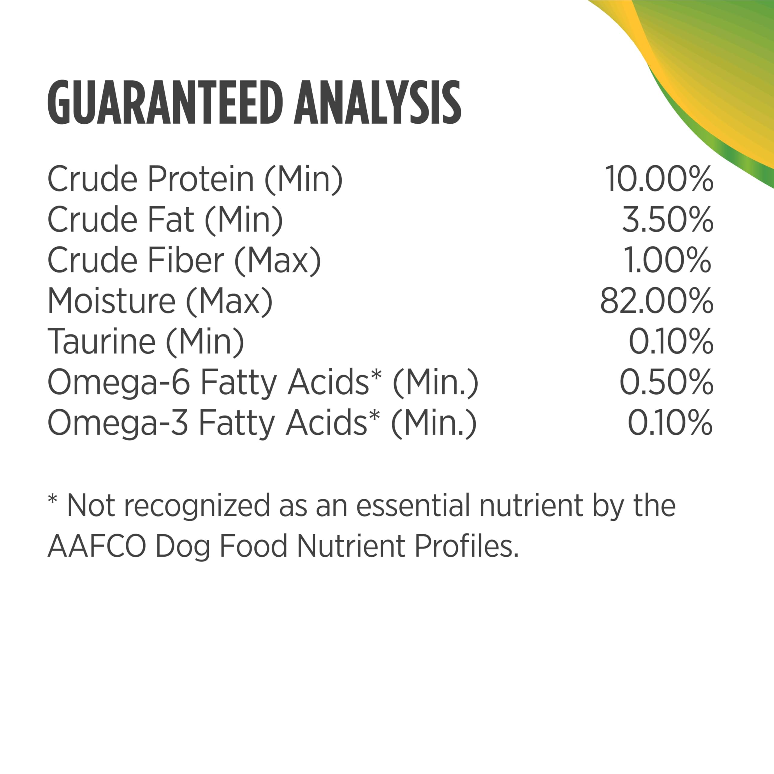 Nulo taurine et vitamine A pour cœur et vision.