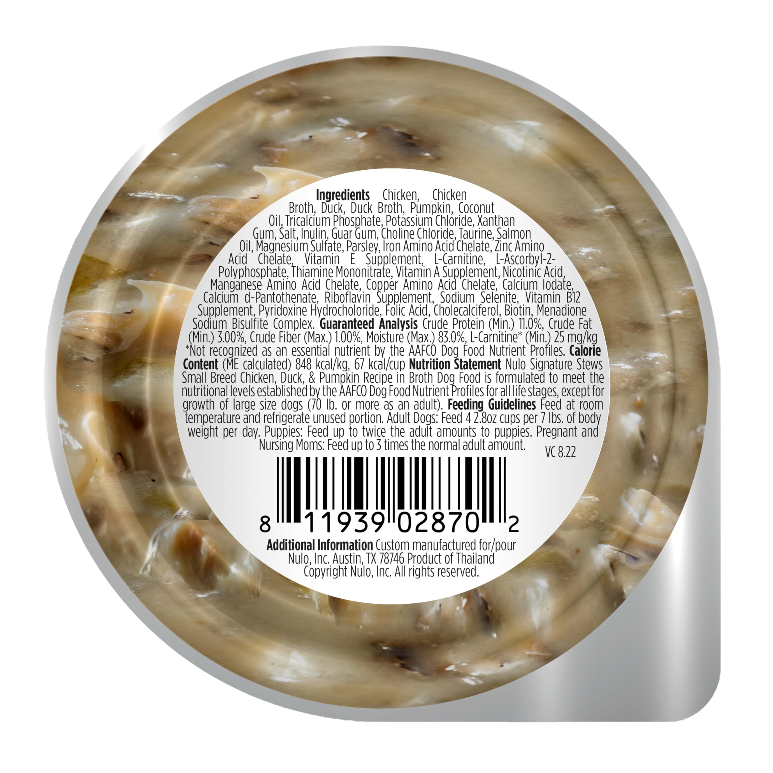 Nulo Signature Stews – emballage pratique pour emporter lors de sorties avec votre chien.