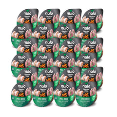 Nulo Signature Stews – poulet, canard et citrouille dans bouillon, repas complet pour petits chiens.
