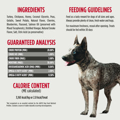 Nulo Trainers Dinde – sans céréales, idéal pour chiens sensibles.