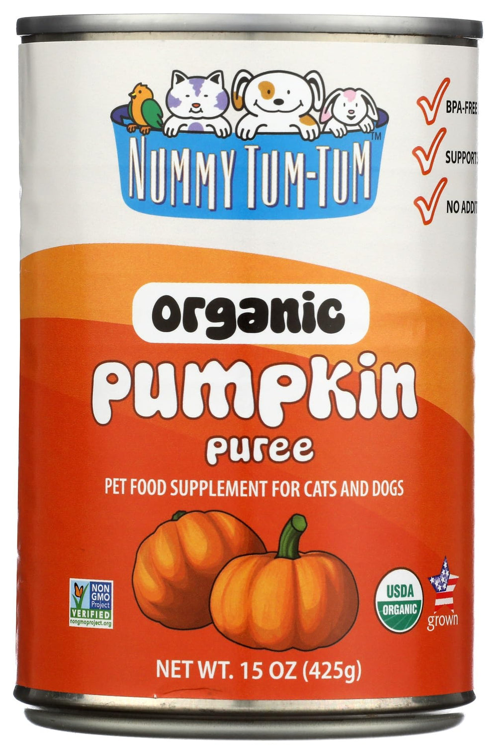 Nummy Tum Tum courge bio, emballage extérieur pratique pour le rangement et la conservation.
