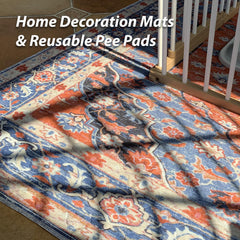 Nunubaby Tapis Pipi absorbant reutilisable: protège sols et meubles.