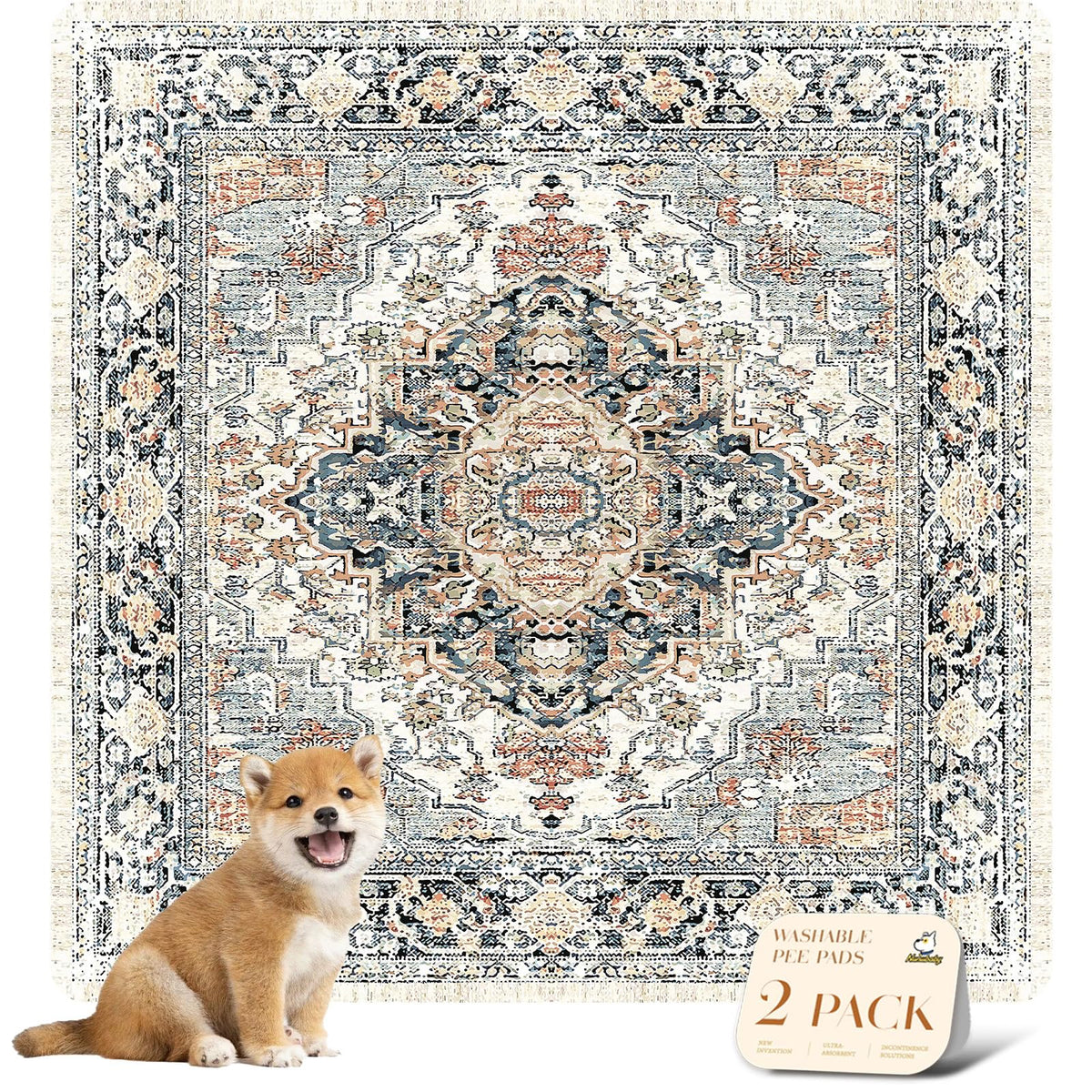 Nunubaby tapis-pipi chien design moderne pour salon propre.