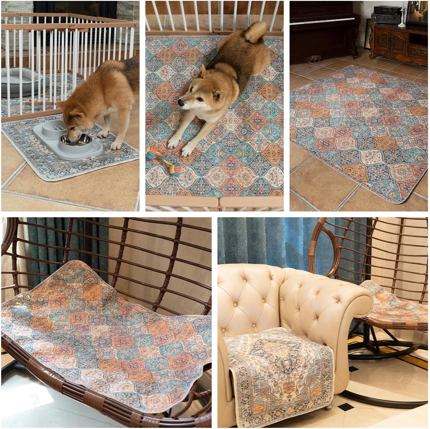 Nunubaby tapis polyvalent, idéal au sol, canapé ou voiture.
