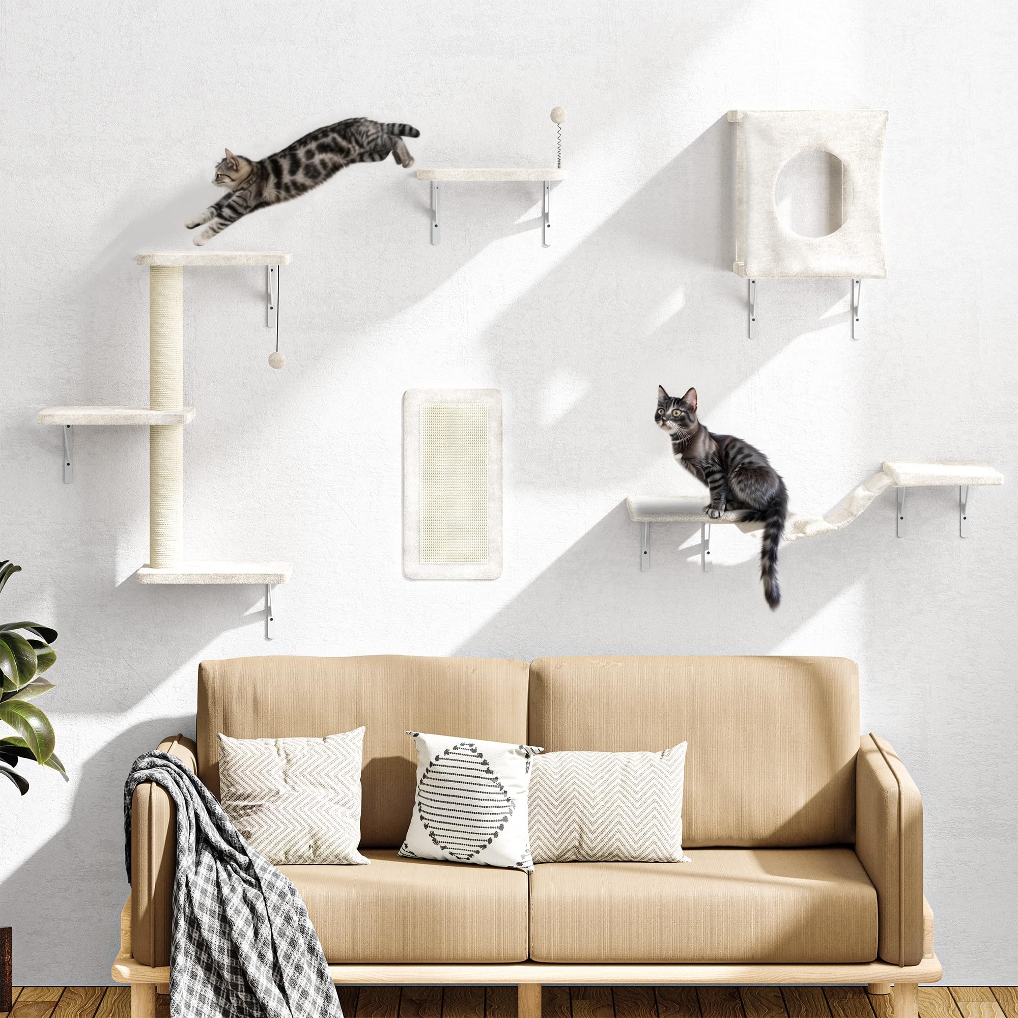 NUNU LAB hamac-chat-doux: coin repos confortable et sûr.