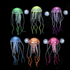NUOMI méduse artificielle pour aquarium – ensemble décoratif réaliste en silicone