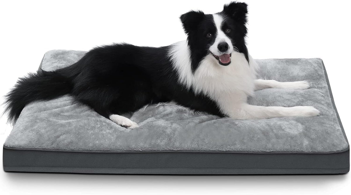 Lit NUPIDA pour caisse chien imperméable et peluche deluxe offrant confort durable.
