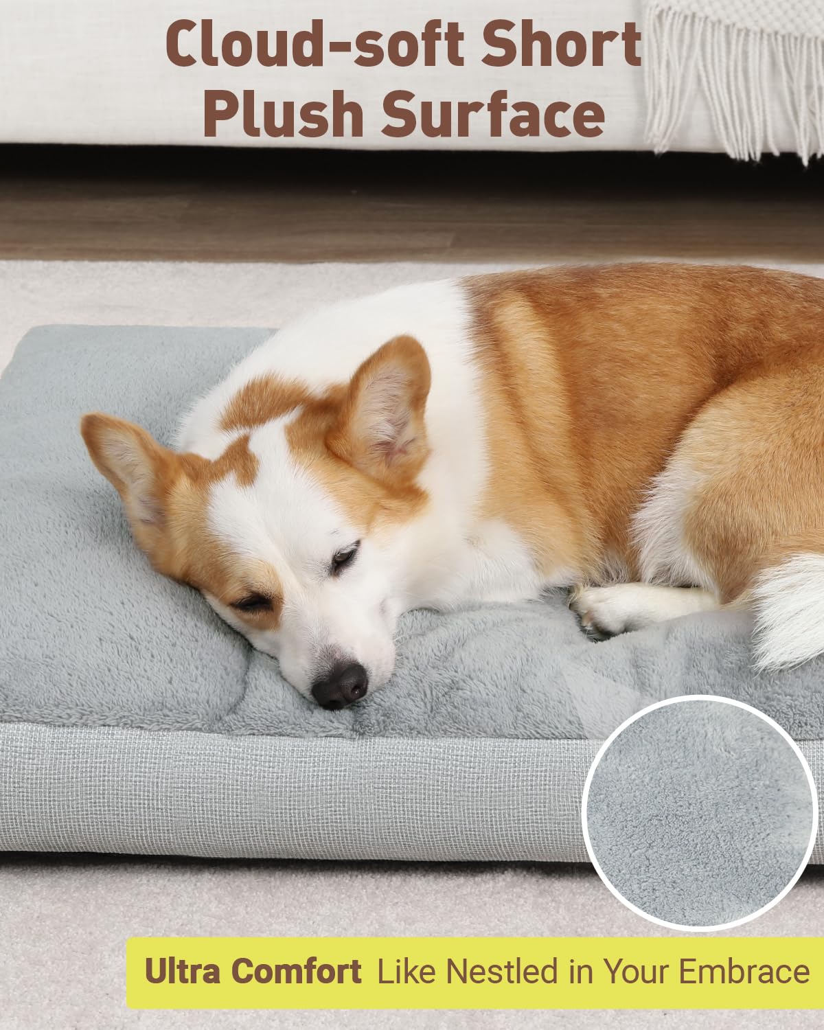 NUPIDA surface plush doux pour un repos prolongé et agréable