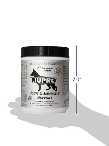 Nupro Joint Support — tableau nutritionnel visible, détails utiles sur les apports.
