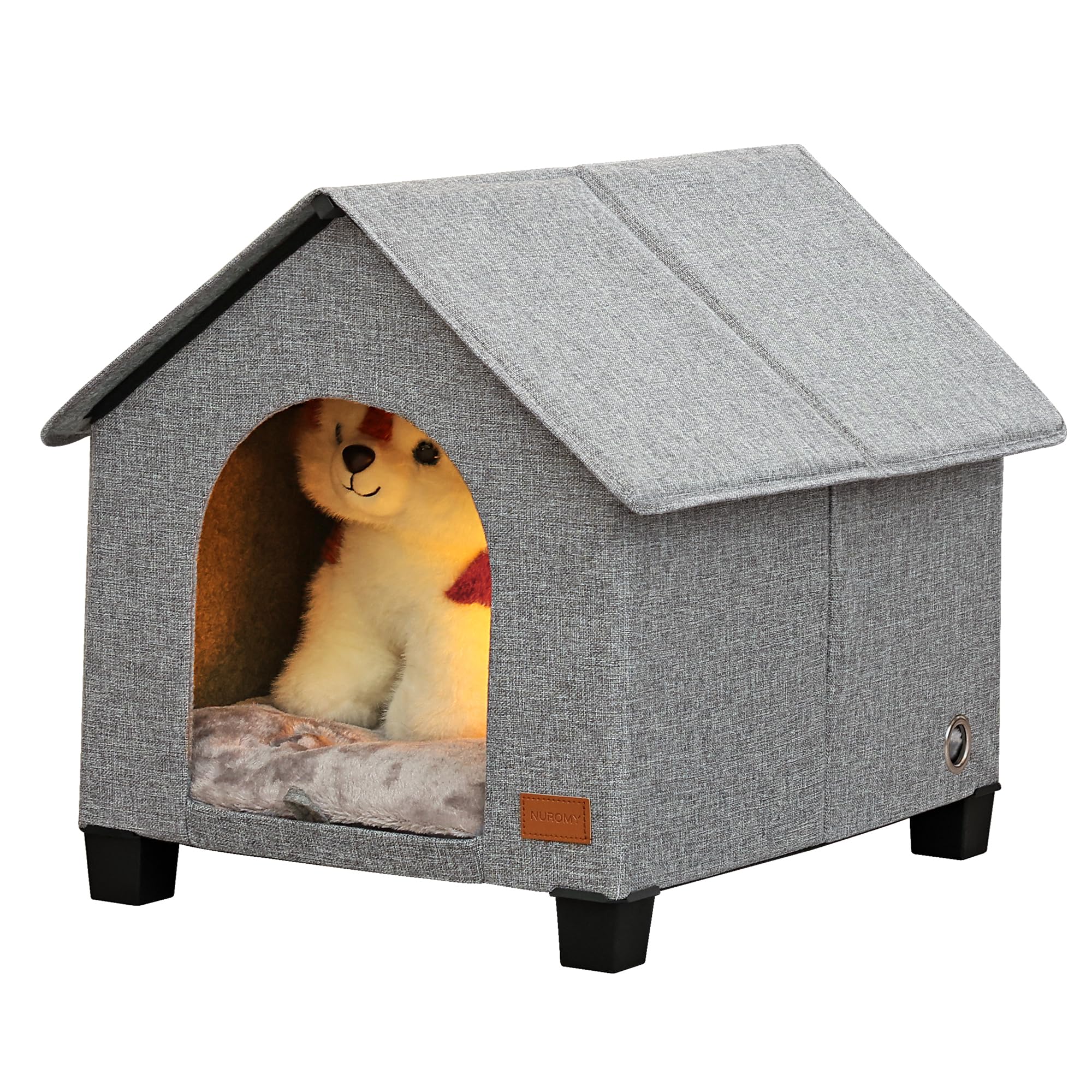 Nuromy – base bois imperméable assure un soutien durable pour le chien