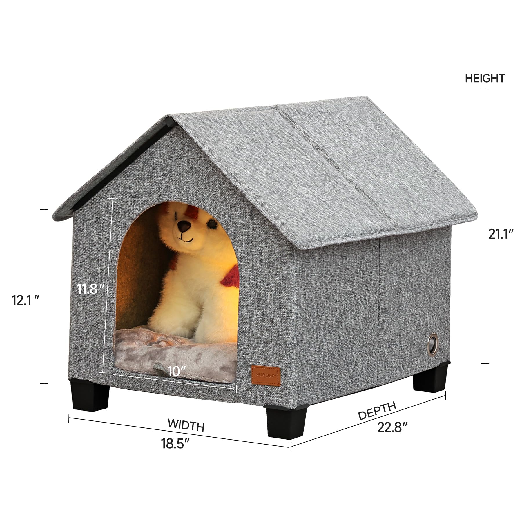 Nuromy – isolation triple couches garde le chien au chaud
