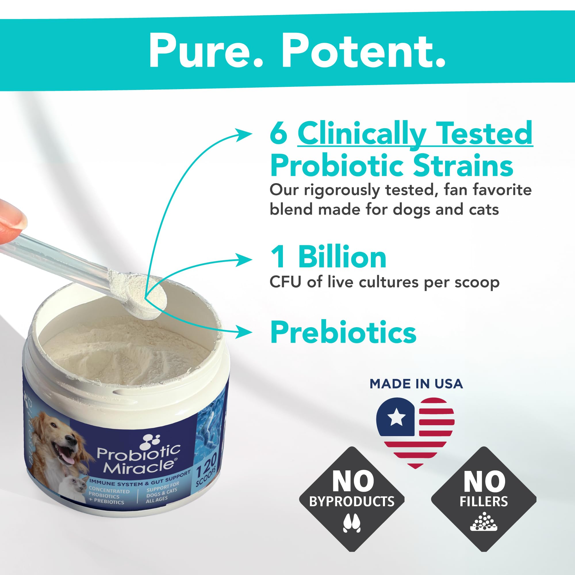 NUSENTIA Probiotiques – Mélange simple avec nourriture quotidienne.