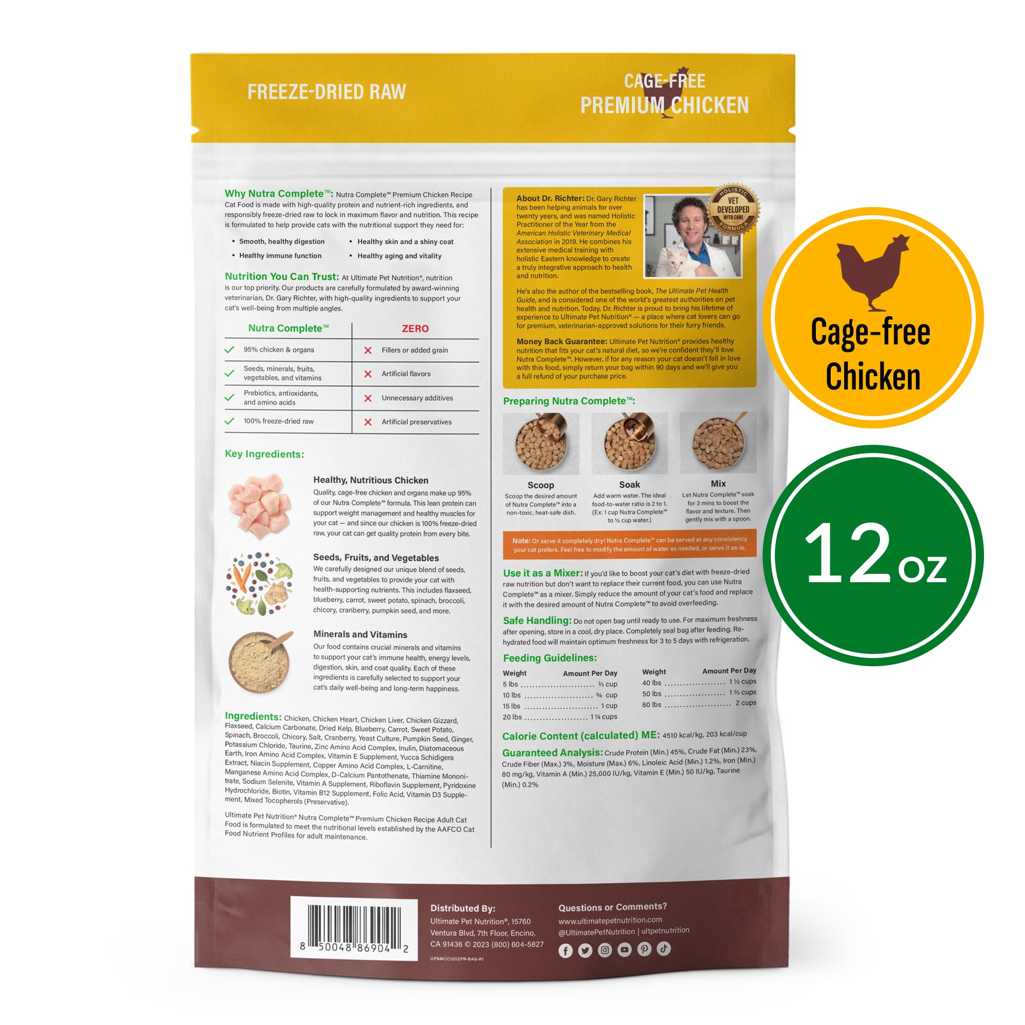 Nutra Complete: arôme naturel et texture appétente pour chats exigeants.