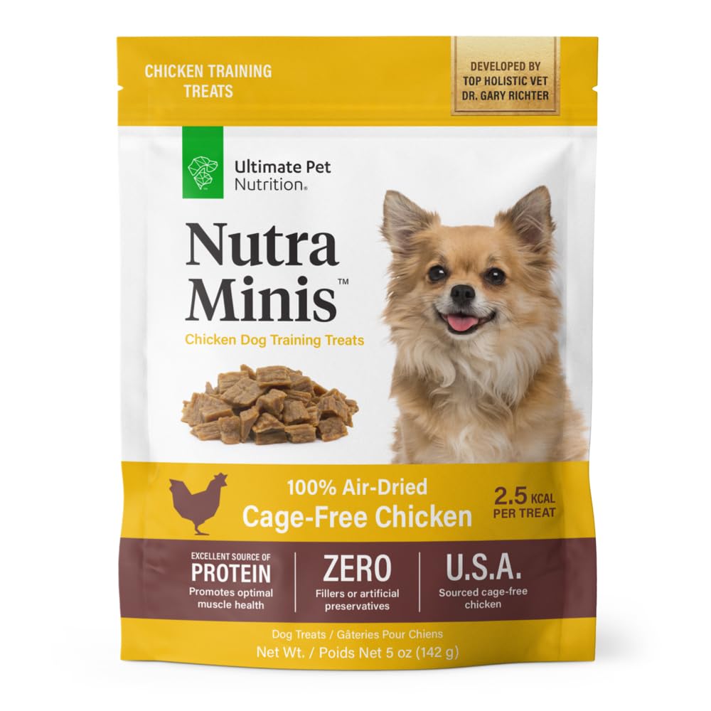 Nutra Minis friandises au poulet pour entraînement, récompense motivante.