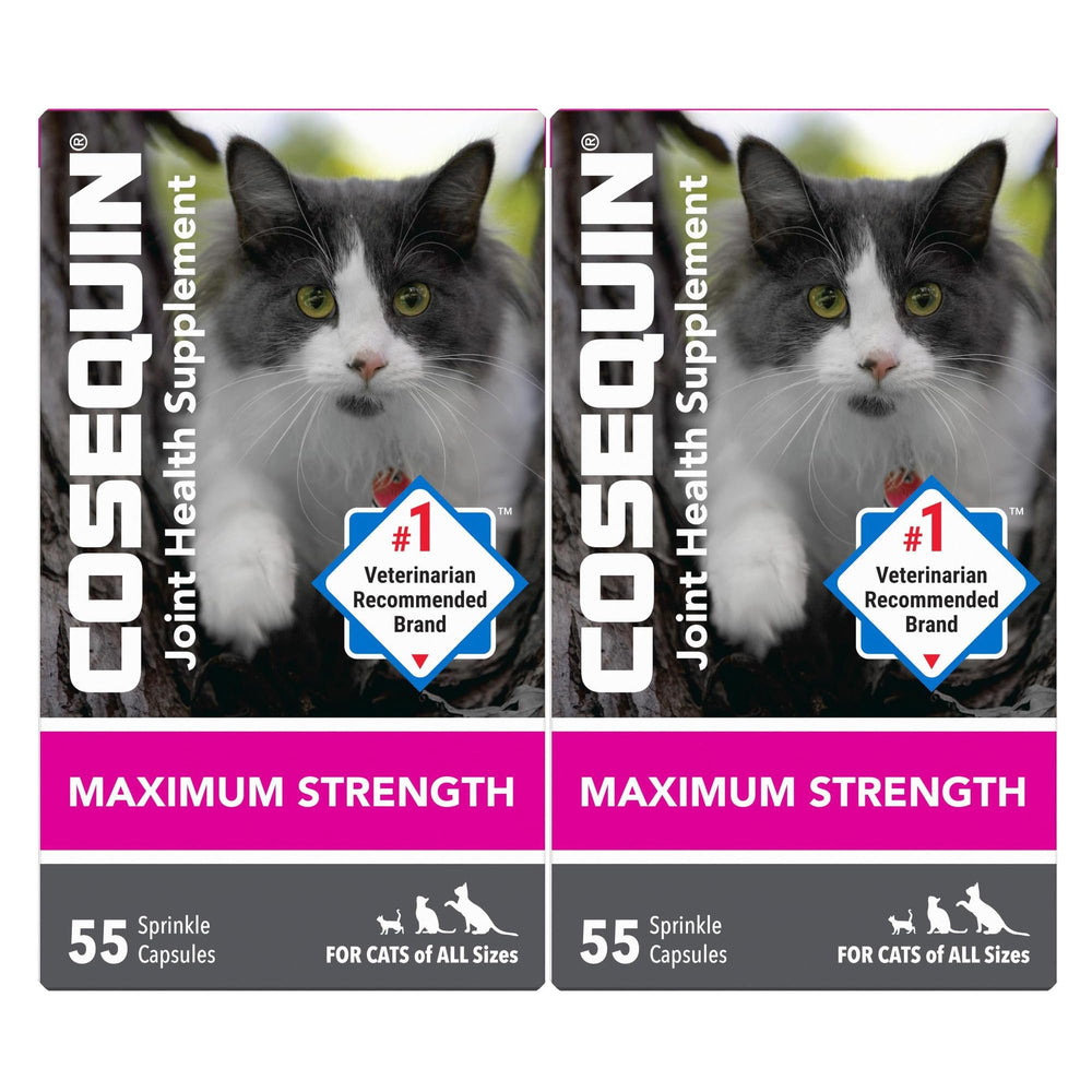 Nutramax Cosequin pour chats, capsules faciles à administrer, soutien potentiel des articulations.