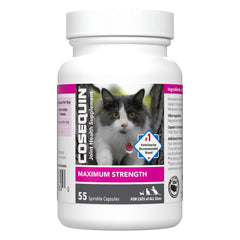 Nutramax Cosequin pour chats, gélules faciles à doser, soutien des articulations.
