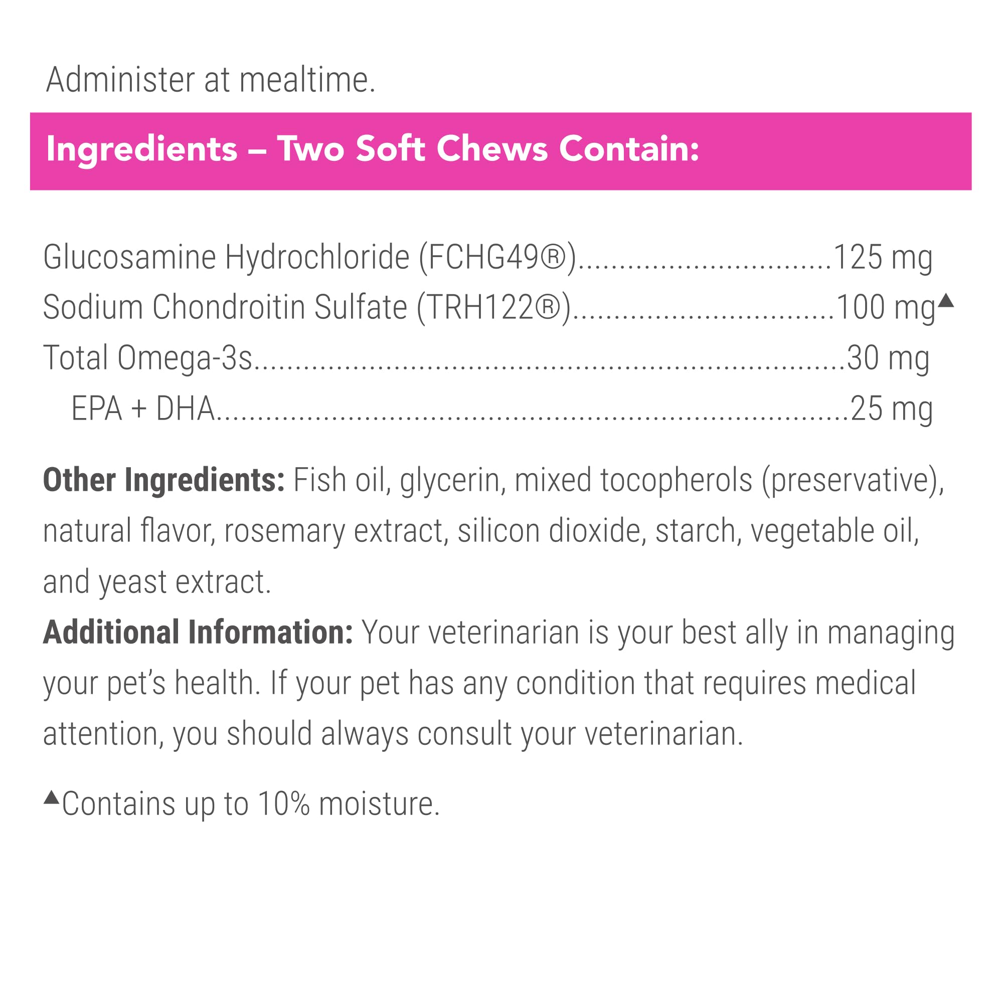 Cosequin Chats – glucosamine et chondroïtine inclus pour les articulations.