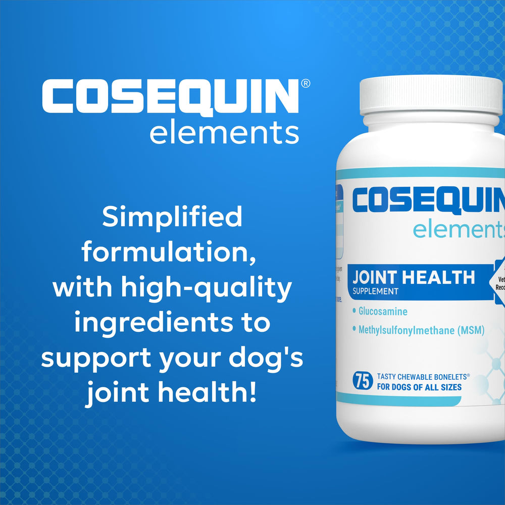 Nutramax Cosequin Elements – Laboratoire: expertise vétérinaire et leadership depuis des années.