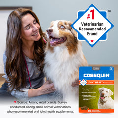 Nutramax Cosequin – oméga-3 pour peau et pelage sains.