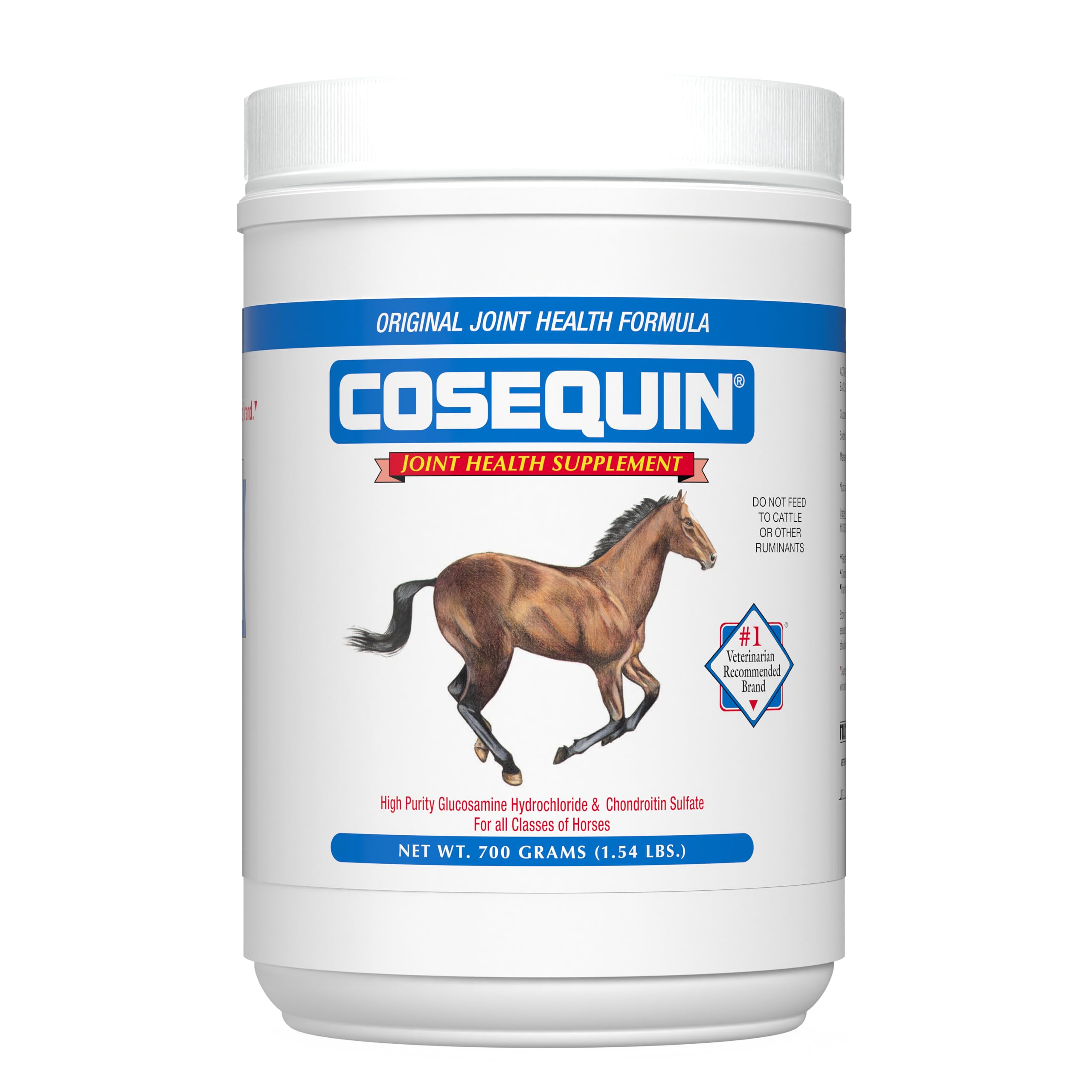 Nutramax Cosequin Original – Bouteille poudre pour soutien des articulations du cheval