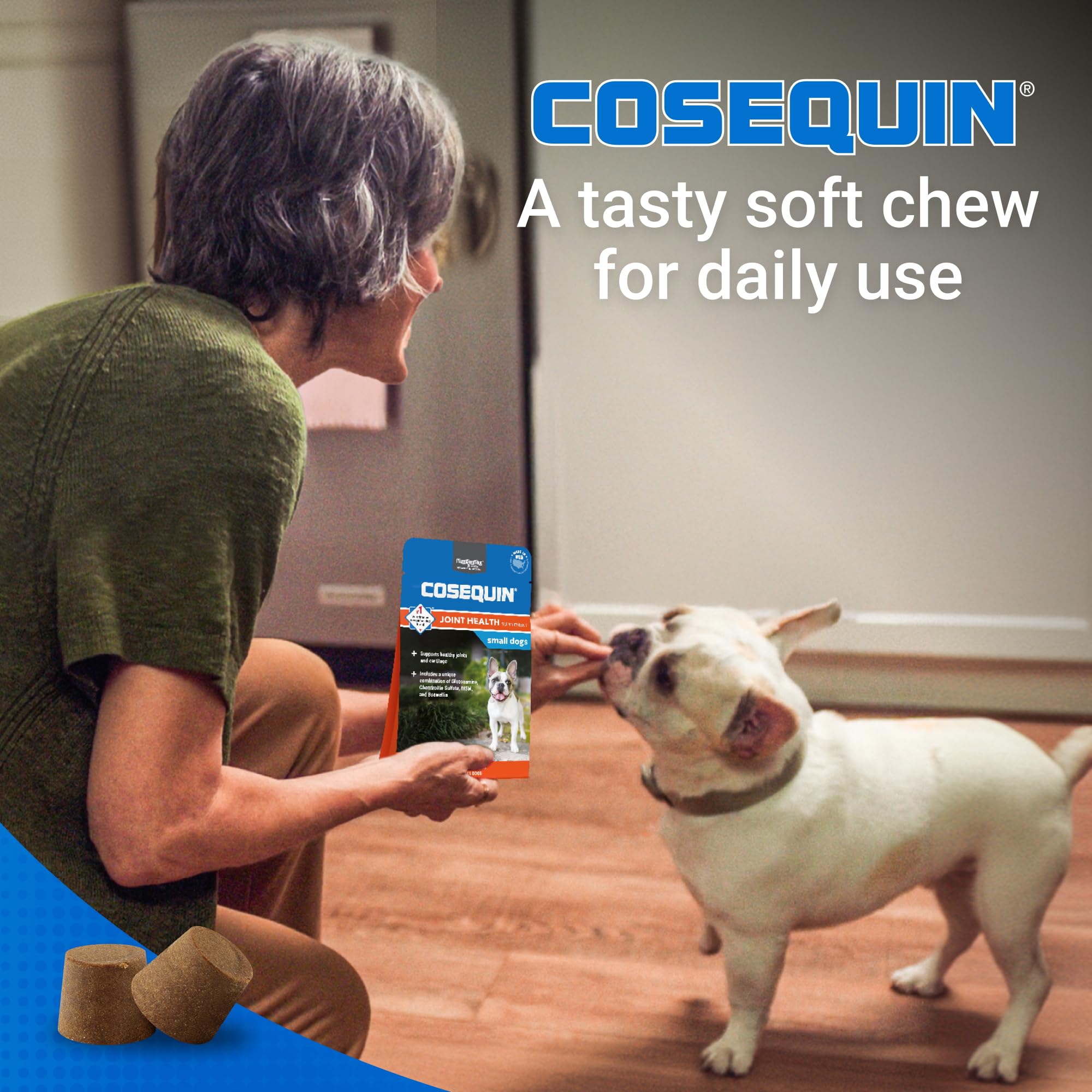 Cosequin Plus MSM & Boswellia Mini mélange glucosamine et chondroïtine pour articulations.