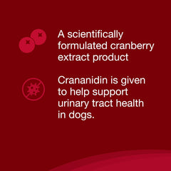 Nutramax Crananidin: emballage et etiquette clair sur les avantages
