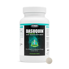 Nutramax Dasuquin – bouteille de comprimés, soutien potentiel des articulations.