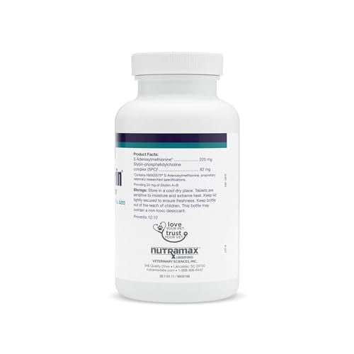 Nutramax Denamarin – comprimés pour chien, faciles à administrer et favorisent le soutien du foie.