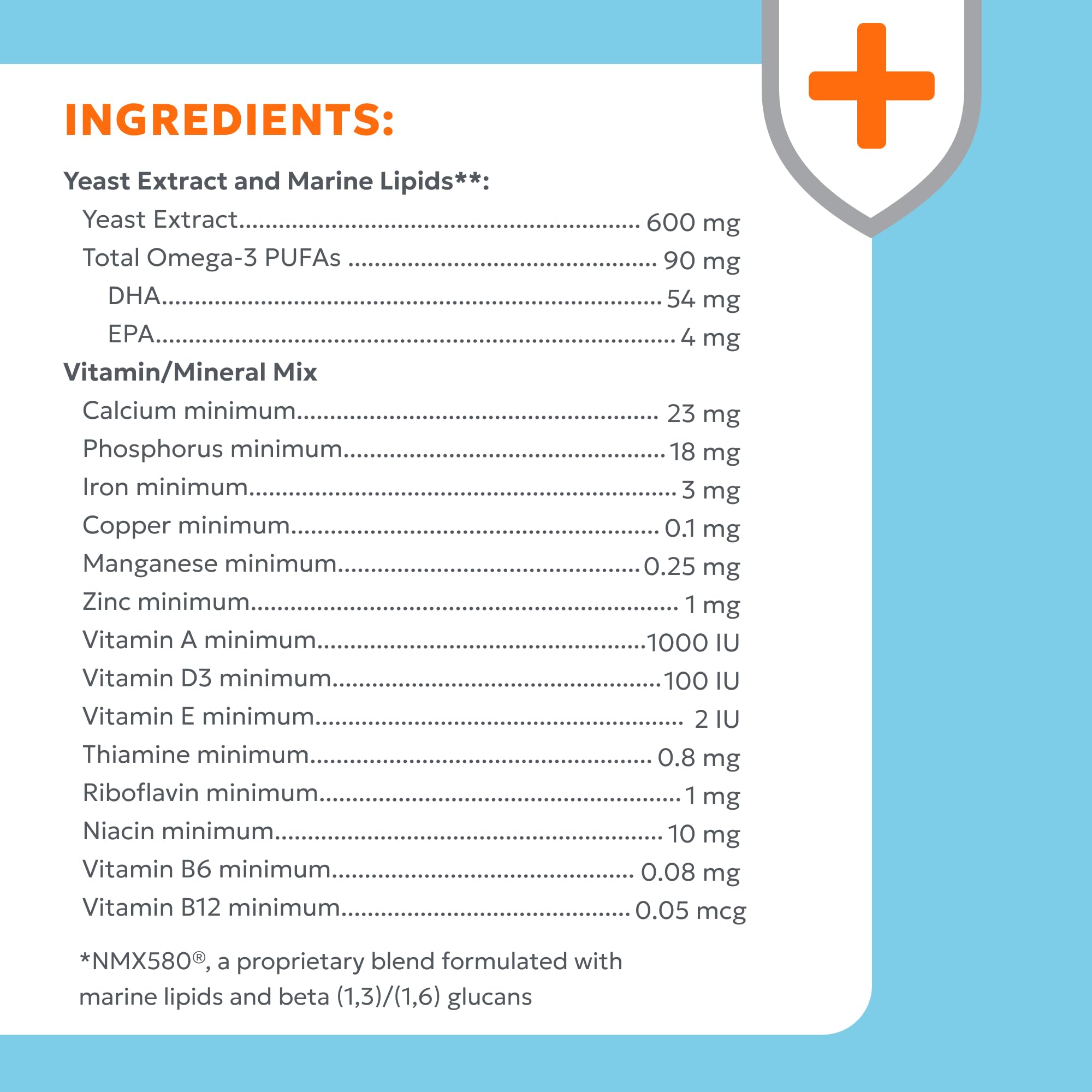 Nutramax Imuquin: emballage utilisé en clinique vétérinaire.