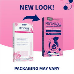 Capsules probiotiques Nutramax Proviable, plusieurs souches pour l’intestin.