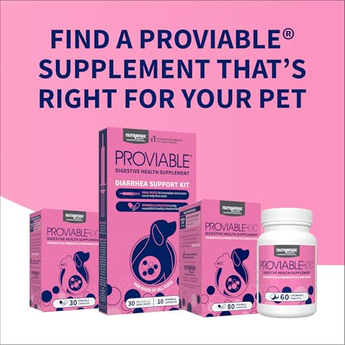 Nutramax Proviable: logo Nutramax, marque recommandée par les vétérinaires.