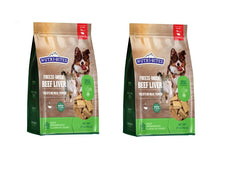 Nutri Bites emballage foie de boeuf lyophilise, friandise proteinee pour chiens et chats.