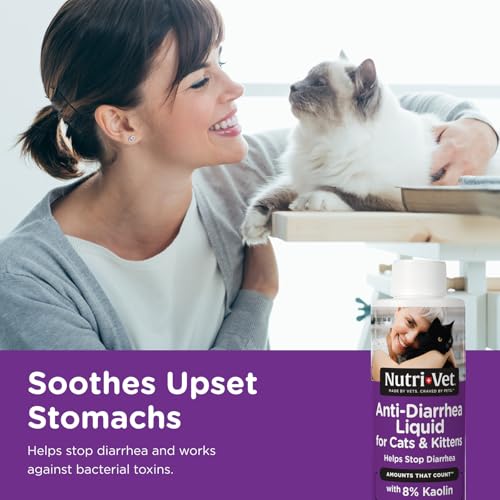 Doseur-gouttes: administration simple et contrôlée pour Nutri-Vet Anti-Diarhee chez le chat.