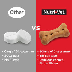 Biscuit au cartilage et soutien articulation pour chien, Nutri-Vet.