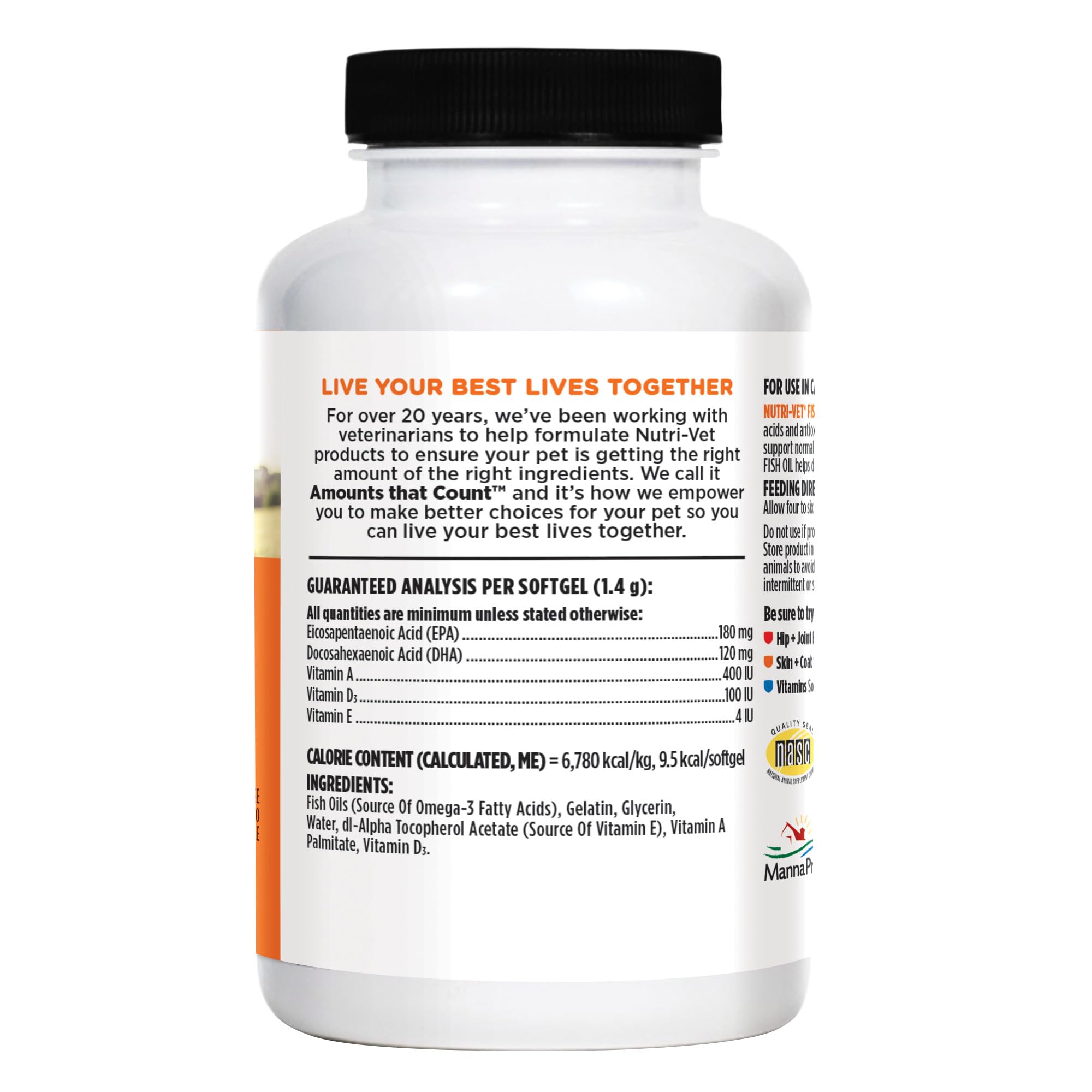 Nutri-Vet Chien Heureux Avec Supplément: plaisir de la peau et du pelage.