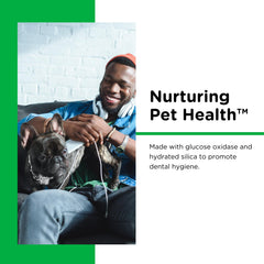 Nutri-Vet dentifrice enzymatique sans mousse, application sûre pour chiens.