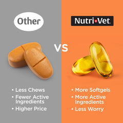 Nutri-Vet Gelules Douces a Donner: facilite la prise quotidienne.