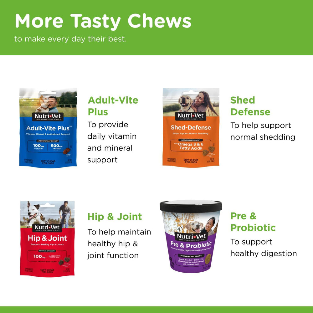 Nutri-Vet Grass Guard usage-quotidien, administration simple pour chiens.