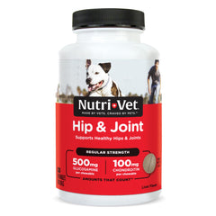 Nutri-Vet hip et articulation : comprimé pour soutenir la mobilité des chiens.