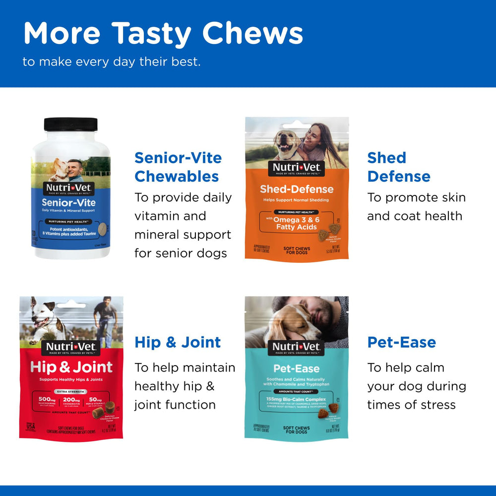 Nutri-Vet Multi-Vite – soutien du métabolisme et vitalité canine.