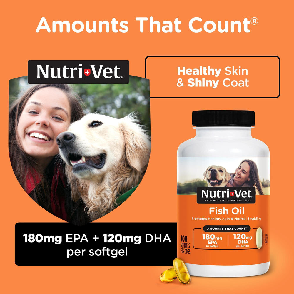 Nutri-Vet Poil Brillant Peau Saine Chien: pelage plus lumineux et peau confortable.