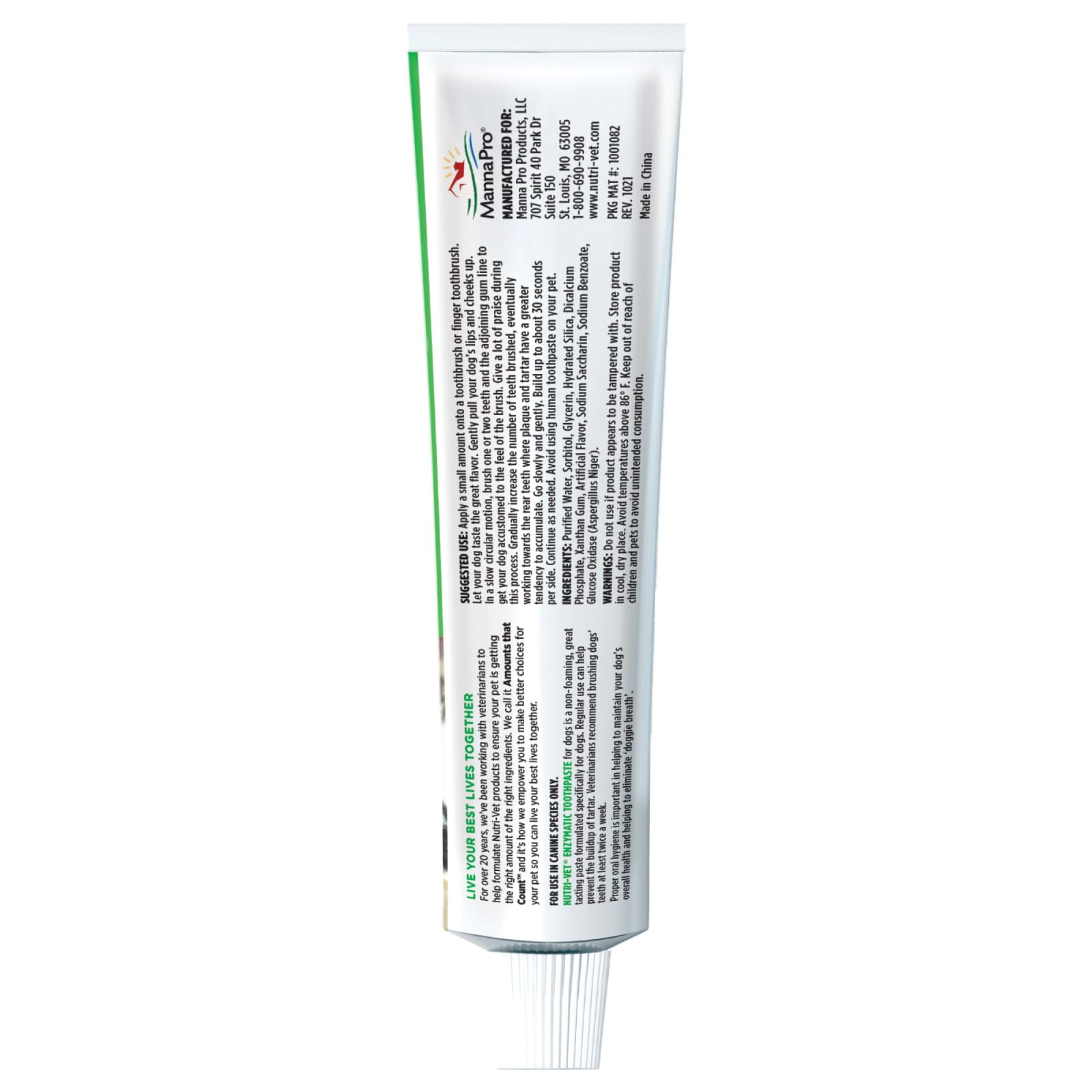 Nutri-Vet sceau NASC et fabrication USA, garantie qualité.