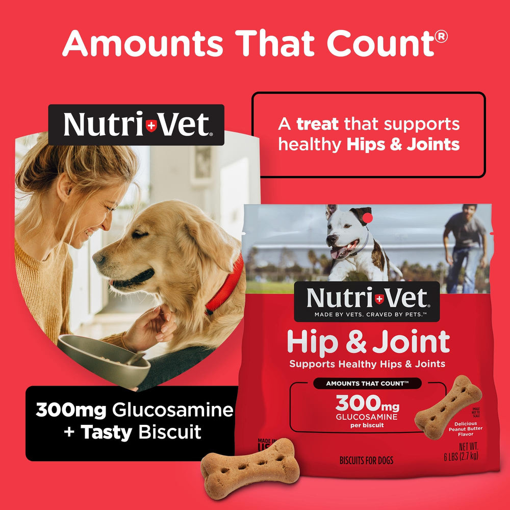 Nutri-Vet texture croustillante, plaisir gustatif et soutien potentiel des articulations.