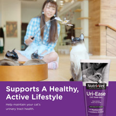 Emballage Nutri-Vet Uri-Ease Chat saumon prêt à utiliser.