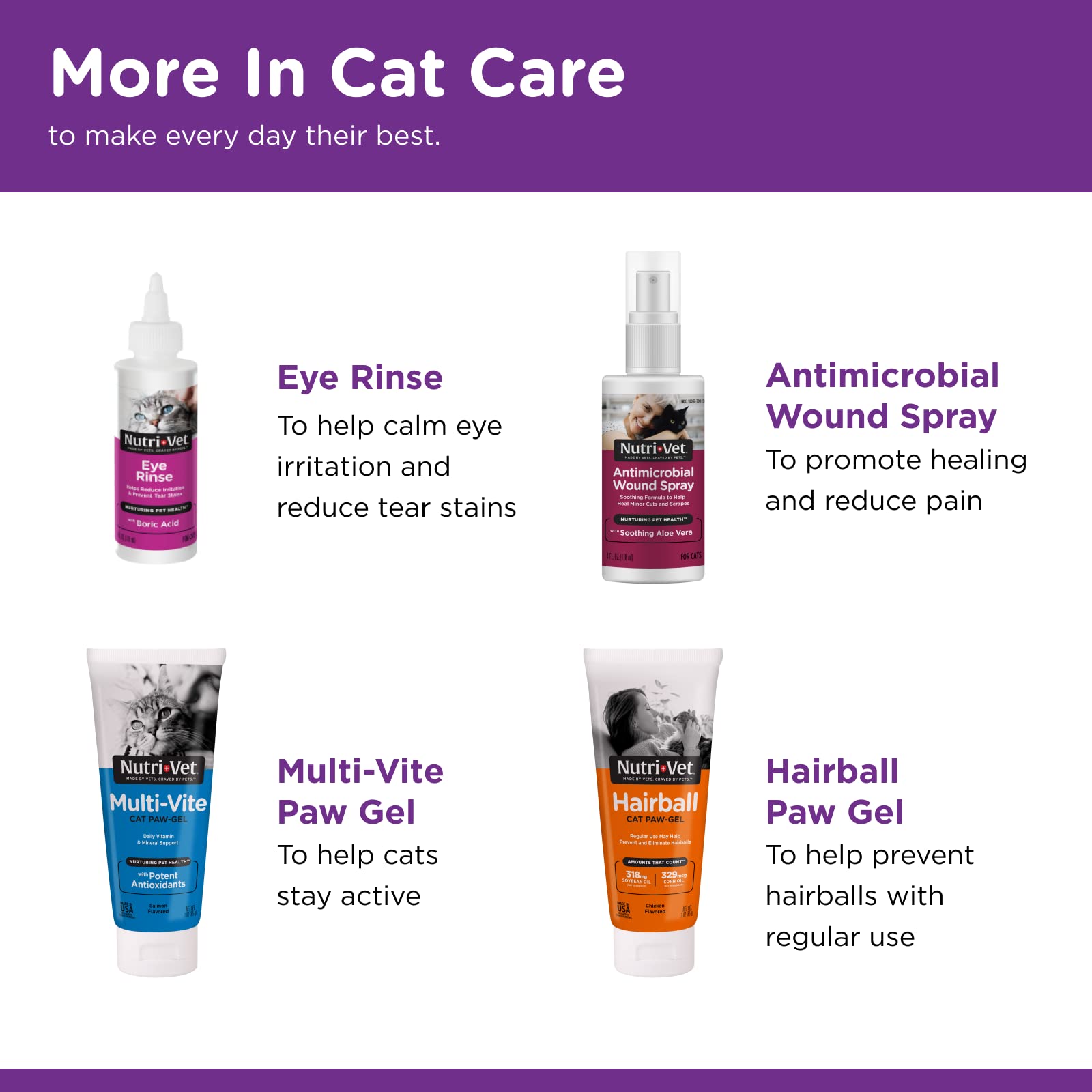 DL-méthionine et extrait d’Oregon grape dans Uri-Ease pour chat.