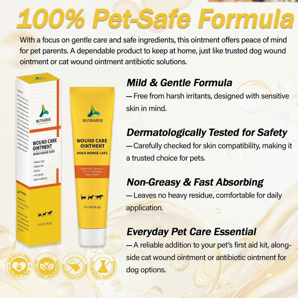 Application sur peau d’un chien ou chat, soin apaisant.